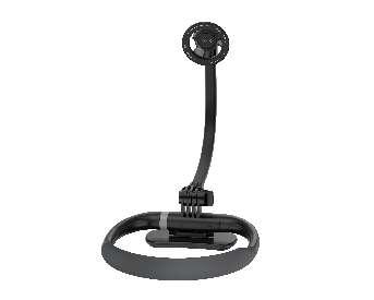 C156 Neck-mountable magnetic holder black
