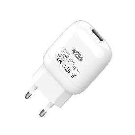 CE34 (EU) Dual USB-A 2.4A Charger TYPE-C Kit (NB103) white