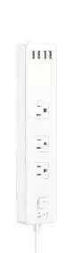 WL11(US) 4USB function socket 1.8 meters (3AC+4USB) White PROMOTION