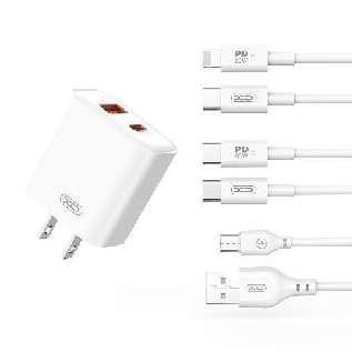 L135(US) QC18W 1USB-A Fast Charging charger with Mirco cable White