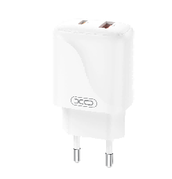 L158 (EU) PD20W/QC18W (1USB-A+1USB-C) Quick Charger white