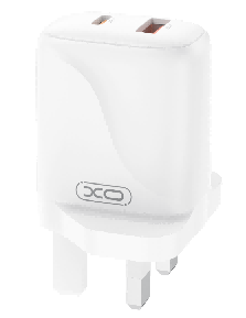 L158 (UK) PD20W/QC18W(1A1C) Quick Charger white