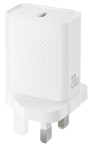 L160(UK) 20W 1USB-C Fast Charger Charger White
