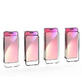 FA5 iPhone15 6.1" Full Screen Silkscreen Frosted AG Anti-Glare Tempered Film 0.33MM Black