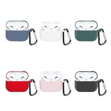 Apple AirPods Pro silicon case (with hanger) White