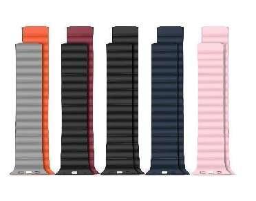 BT01B Silicone magnetic strap iwatch 42/44/45mm universal strap Blue