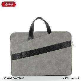 CB05 Dark grey laptop bag 15 inches (PU material, sheepskin material) Gray