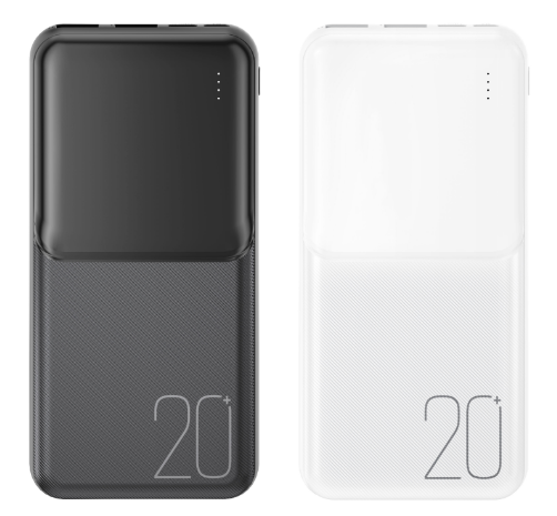 PR252 Lighted Mobile Power 20000mAh Black